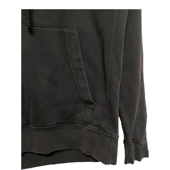 Nike Just Do‎ It Hoodie Sweatshirt Men Size Small Black Spell Out Embroidered - Picture 3 of 6